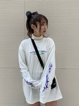 牧村千穂さん(レディース・158cm)の春コーディネート