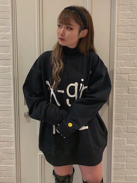 牧村千穂さん（レディース・158cm）の春コーディネート