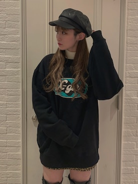 牧村千穂さん(レディース・158cm)の春コーディネート