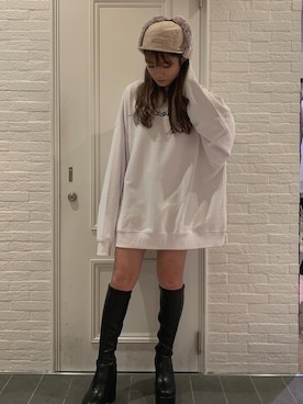 牧村千穂さん（レディース・158cm）の春コーディネート