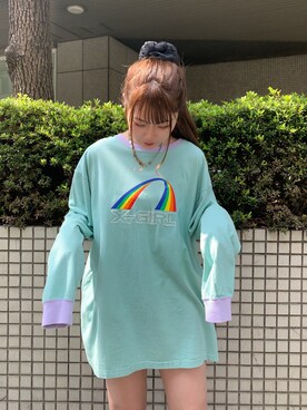 牧村千穂さん(レディース・158cm)の春コーディネート