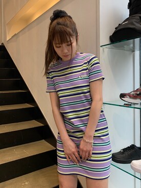 牧村千穂さん（レディース・158cm）の春コーディネート