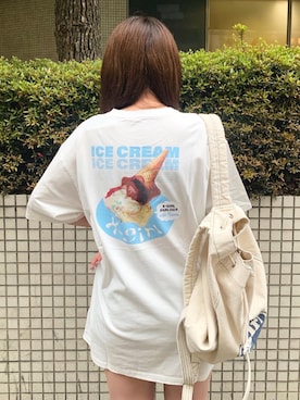 牧村千穂さん(レディース・158cm)の夏コーディネート