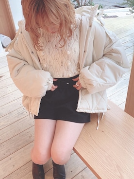 「キルティングコート」｜ｎｏｎｏさん（レディース・149cm）の冬コーディネート