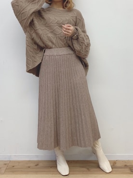「ラテコーデ」｜「アイテム（その他）」を使った、ｎｏｎｏさん（レディース・149cm）の冬コーディネート
