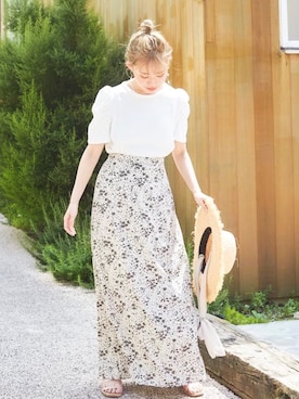 「VANNIE U（ヴァニーユー）のアイテム（帽子）」を使った、ｎｏｎｏさん（レディース・149cm）の夏コーディネート