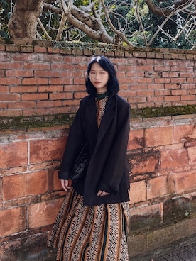 「XOXO（キスキス）のアイテム」を使った、yixuanzhuさん（レディース・163cm）の冬コーディネート