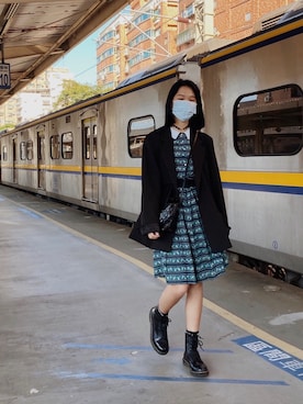 「XOXO（キスキス）のアイテム」を使った、yixuanzhuさん（レディース・163cm）の冬コーディネート