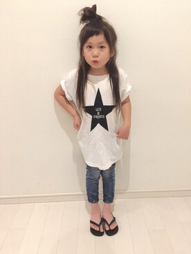 kii_memeさん（キッズ・110cm）の夏コーディネート