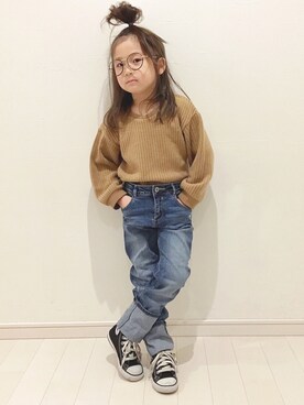 kii_memeさん（キッズ・110cm）の冬コーディネート