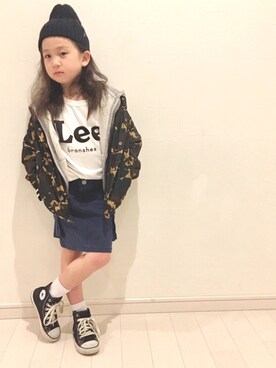 「BRANSHES（ブランシェス）のアイテム（その他アウター）」を使った、kii_memeさん（キッズ・110cm）の冬コーディネート