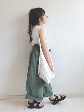 「Chaco（チャコ）のアイテム」を使った、kii_memeさん（キッズ・110cm）の夏コーディネート