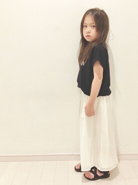 「Chaco（チャコ）のアイテム」を使った、kii_memeさん（キッズ・110cm）の夏コーディネート