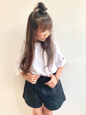 「Right-on（ライトオン）のアイテム」を使った、kii_memeさん（キッズ・122cm）の夏コーディネート