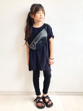 「Chaco（チャコ）のアイテム」を使った、kii_memeさん（キッズ・122cm）の夏コーディネート