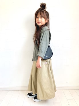 「Dickies（ディッキーズ）のアイテム」を使った、kii_memeさん（キッズ・122cm）の秋コーディネート