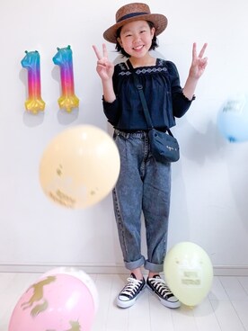 kii_memeさん（キッズ・125cm）の春コーディネート