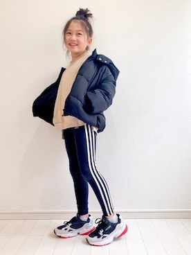 「classicalelf（クラシカルエルフ）のアイテム（スウェット）」を使った、kii_memeさん（キッズ・130cm）の秋コーディネート