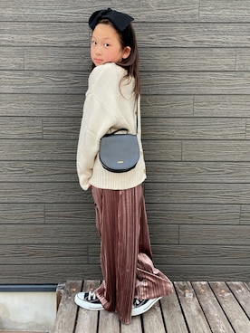 kii_memeさん（キッズ・130cm）の冬コーディネート