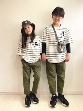 kii_memeさん（キッズ・130cm）の春コーディネート