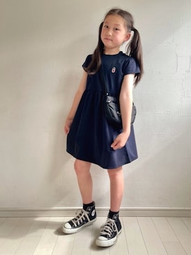 「MACKINTOSH PHILOSOPHY（ﾏｯｷﾝﾄｯｼｭ ﾌｨﾛｿﾌｨｰ）のアイテム」を使った、kii_memeさん（キッズ・130cm）の春コーディネート