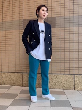 田伏　希望さん（レディース・156cm）の冬コーディネート