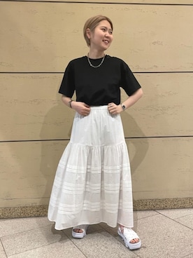 田伏　希望さん（レディース・156cm）の春コーディネート