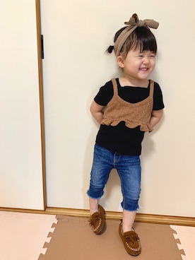 「babygap」｜「アイテム（その他）」を使った、❁︎ ま の ❁︎さん（キッズ・90cm）の秋コーディネート