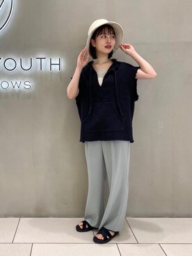 土屋 美月さん(レディース・156cm)の夏コーディネート