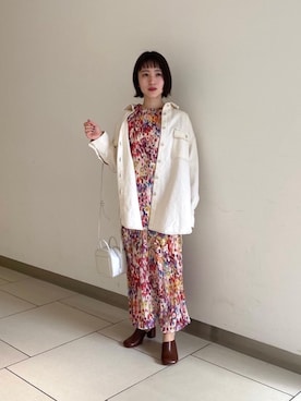 土屋　美月さん（レディース・156cm）の冬コーディネート