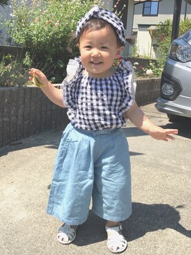 ˙˳⋆﻿୨୧あい୨୧˙˳⋆﻿さん（キッズ・90cm）の春コーディネート