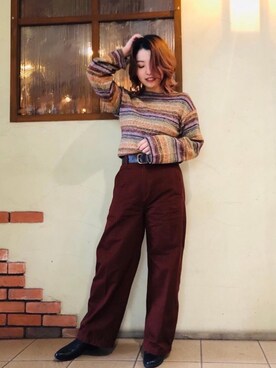 イマイナツキさん（レディース・155cm）の秋コーディネート