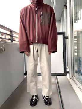 「RYO TAKASHIMA（リョウタカシマ）のアイテム（ブルゾン）」を使った、Yoshikiさん（メンズ・166cm）の秋コーディネート
