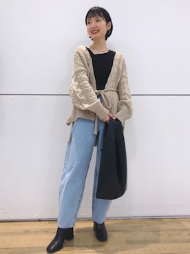 「リーバイス」｜suchanさん（レディース・158cm）の冬コーディネート