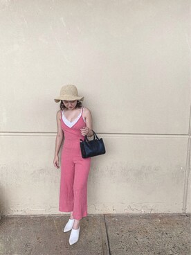 「コーディネート」｜「アイテム（オールインワン・サロペット）」を使った、rinohiguchiさん（レディース・158cm）の秋コーディネート