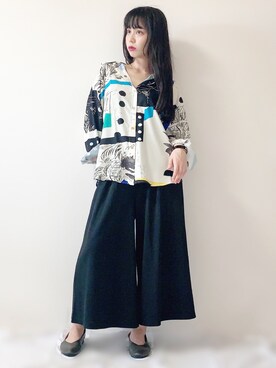 「CABANE de ZUCCa（カバンドズッカ）のアイテム」を使った、まーみんさん（レディース・160cm）の夏コーディネート