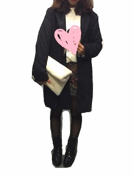 「archives（アルシーヴ）のアイテム（チェスターコート）」を使った、kanaeさん（レディース・152cm）の秋コーディネート