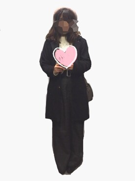 「archives（アルシーヴ）のアイテム（チェスターコート）」を使った、kanaeさん（レディース・152cm）の秋コーディネート
