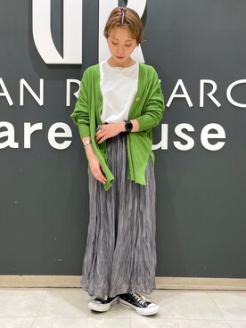 「CONVERSE ADDICT（コンバースアディクト）のアイテム」を使った、おすみさん（レディース・152cm）の春コーディネート