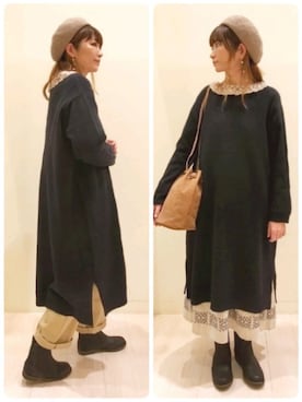 やまペイさん(レディース・153cm)の秋コーディネート