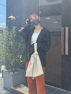 「ithelicy（イザリシー）のアイテム」を使った、mkkkisさん（レディース・163cm）の夏コーディネート