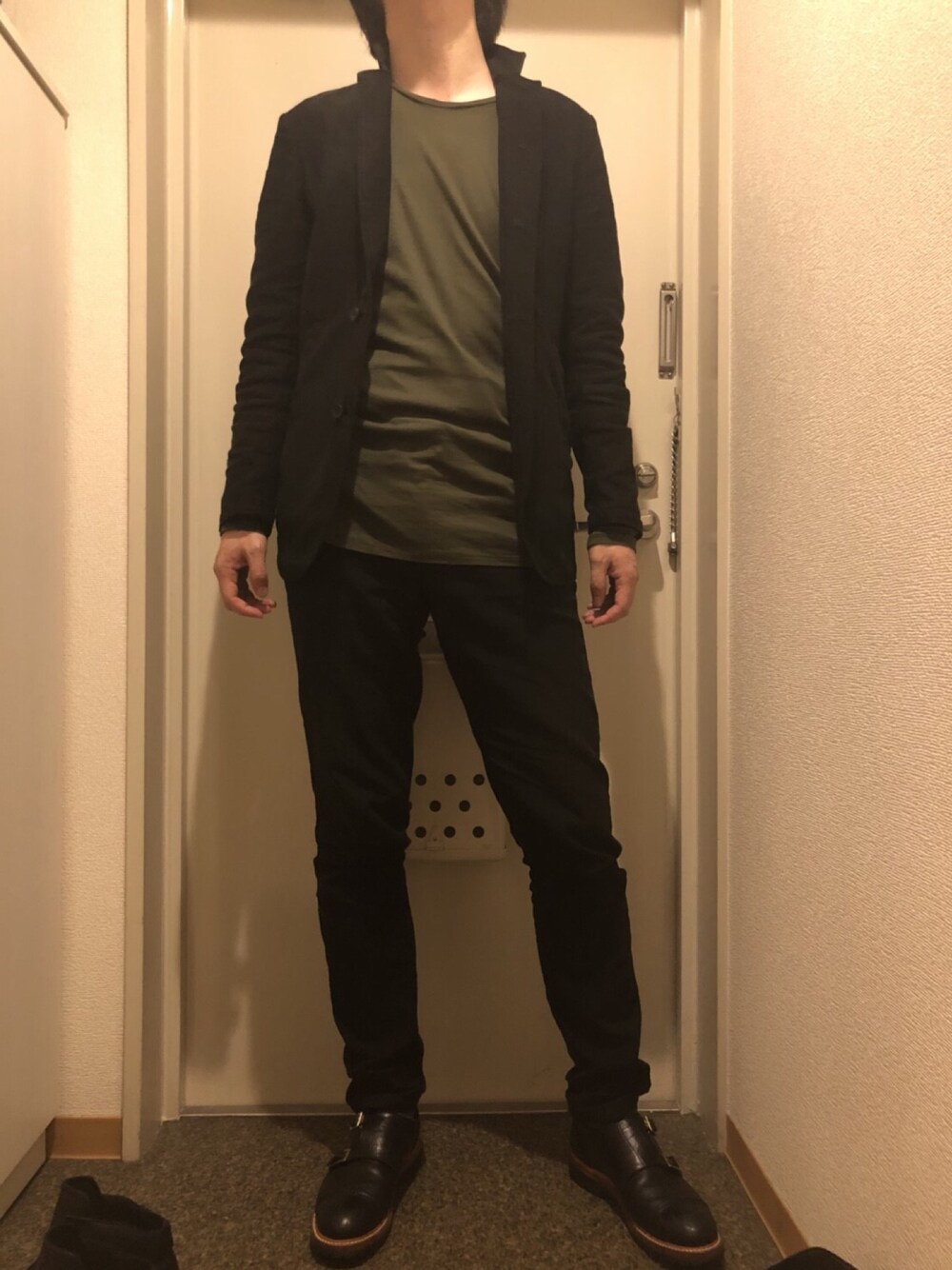 ISAMU KATAYAMA BACKLASHのセットアップを使った人気ファッション