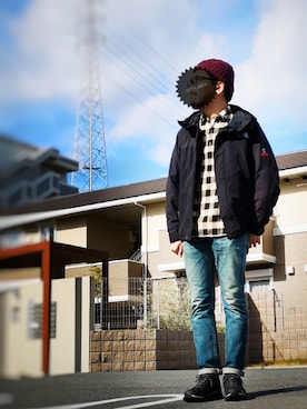 「仕事着」｜「アイテム（マウンテンパーカー）」を使った、dske_sbtaさん（メンズ・176cm）の秋コーディネート