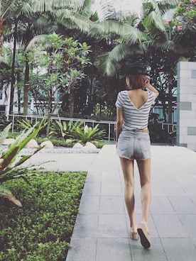 「US RAGS（ユーエスラグス）のアイテム（パンツ）」を使った、shana_gogobyさん（レディース・166cm）の春コーディネート