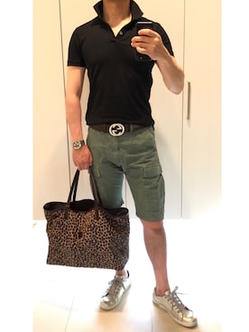 「DOLCE&GABBANA（ドルチェアンドガッバーナ）のアイテム（スニーカー）」を使った、ボンジョルノさん（メンズ・168cm）の夏コーディネート