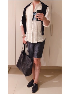 「MAGNANNI（マグナーニ）のアイテム」を使った、ボンジョルノさん（メンズ・168cm）の秋コーディネート