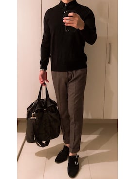 「Sergio rossi（セルジオロッシ）のアイテム」を使った、ボンジョルノさん（メンズ・168cm）の秋コーディネート