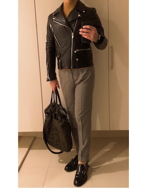 「DOUCAＬ'Ｓ（ドゥーカルス）のアイテム（シューズ）」を使った、ボンジョルノさん（メンズ・168cm）の秋コーディネート