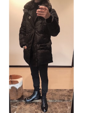 「アイテム（アナログ腕時計）」を使った、ボンジョルノさん（メンズ・168cm）の冬コーディネート