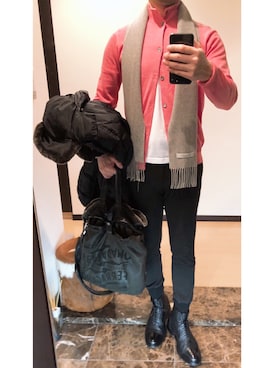 「Peuterey（ピューテリー）のアイテム」を使った、ボンジョルノさん（メンズ・168cm）の春コーディネート